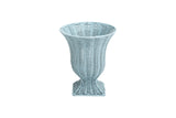 Small rattan urn